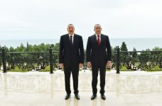 President Aliyev, first lady Mehriban Aliyeva met with Bulgarian President and his spouse (PHOTO)