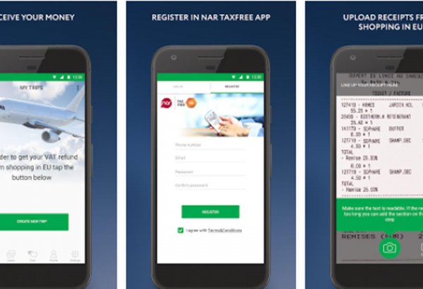 Nar presents new TaxFree mobile application
