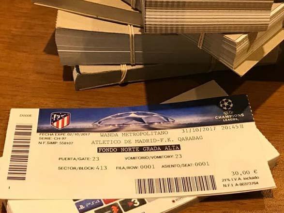 "Atletiko" - "Qarabağ" matçının biletlərini Bakıda əldə etmək olar