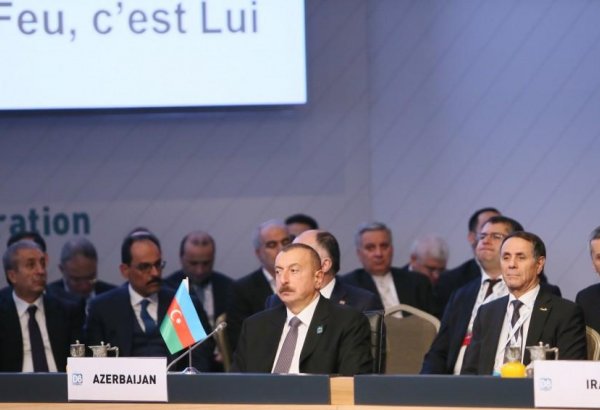 President Ilham Aliyev attends D-8 Summit in Istanbul (PHOTO)