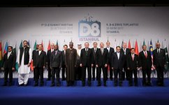 President Ilham Aliyev attends D-8 Summit in Istanbul (PHOTO)