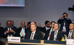 President Ilham Aliyev attends D-8 Summit in Istanbul (PHOTO)