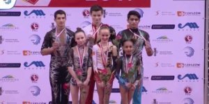 Azerbaijani gymnasts grab 3 bronze medals at European championship (PHOTO)