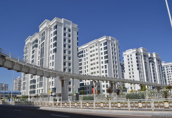 Turkmenistan notes increase in number of residential buildings