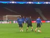 Qarabag FK conducts training before match against "Atletico" (PHOTO)