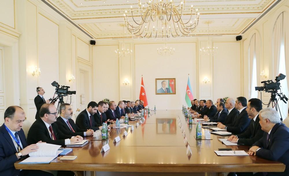 В Баку прошло шестое заседание Совета стратегического сотрудничества высокого уровня Азербайджан-Турция