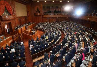 В нижней палате парламента Японии началось голосование по избранию премьера