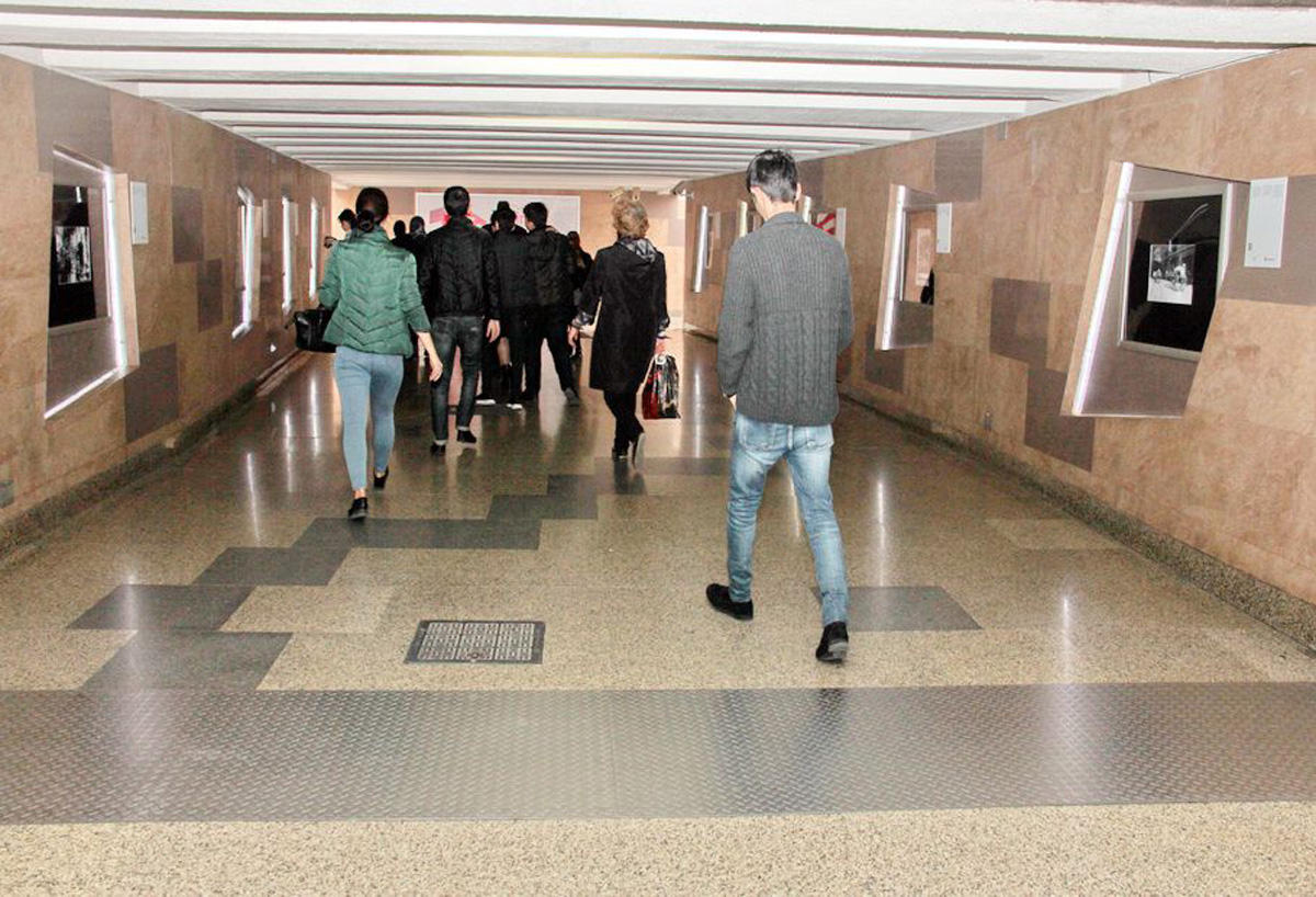 Metronun "Nəriman Nərimanov" stansiyasında köhnə Bakının tarixi şəkillərindən ibarət sərgi açılıb (FOTO)