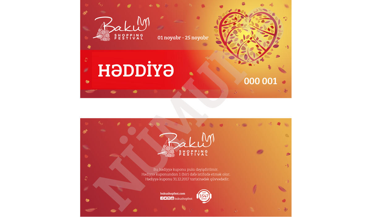 Bakı Şopinq Festivalında lotereya sevinci