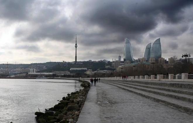 В Баку завтра будет до 9 градусов тепла