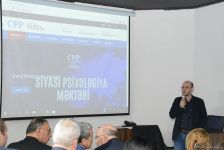 Bakıda Siyasi Psixologiya Mərkəzinin internet saytının təqdimatı keçirilib (FOTO)