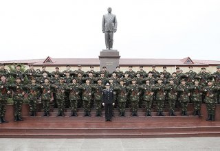В воинской части Службы госбезопасности Азербайджана состоялась торжественная церемония (ФОТО)