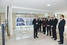 President Aliyev views construction of Majestic Palace hotel in Ganja (PHOTO)
