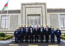 Azərbaycan Prezidenti "Yeni Gəncə" yarımstansiyasının açılışında iştirak edib (FOTO)