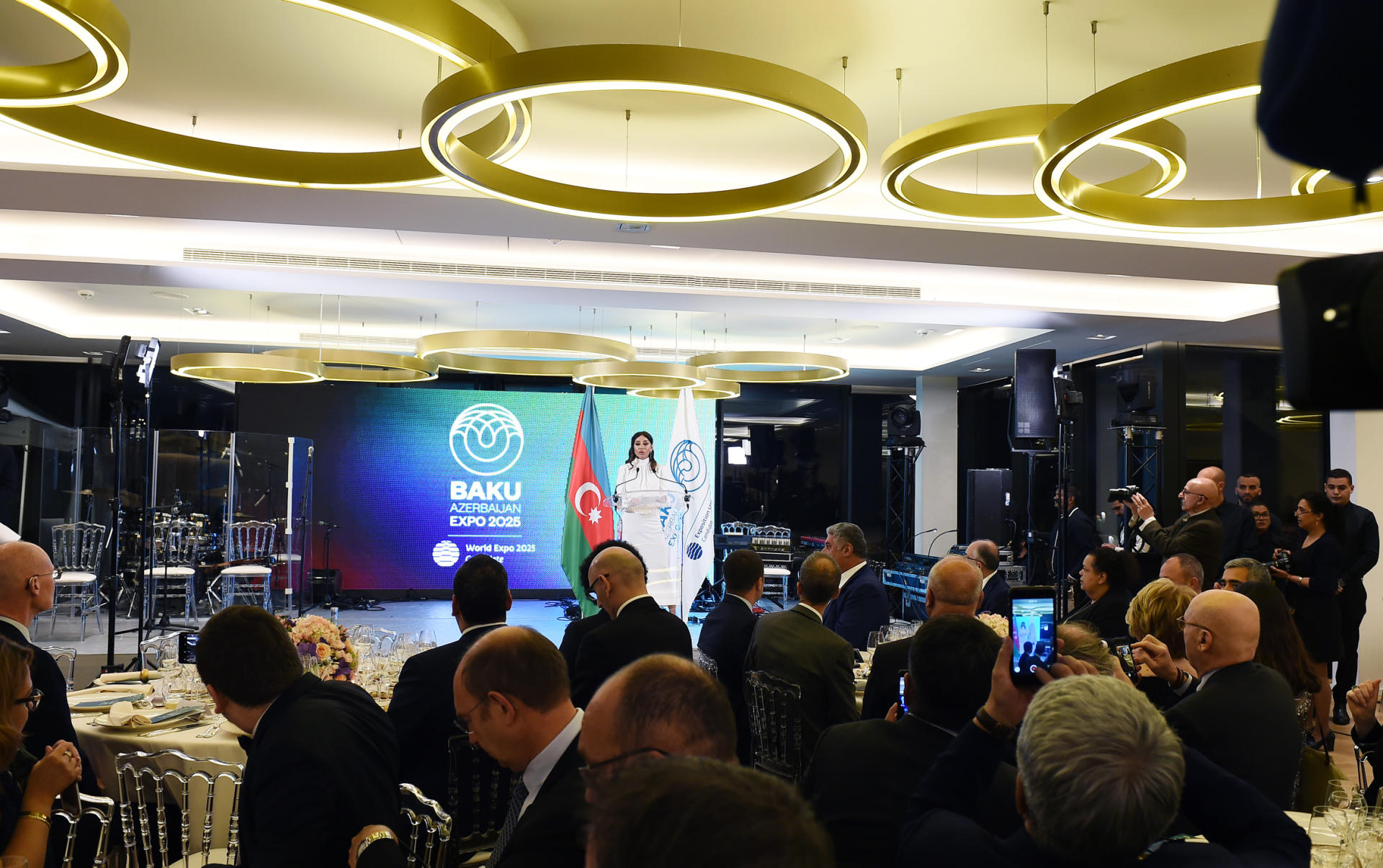 Azerbaijan`s First VP Mehriban Aliyeva attends event in honor of Baku`s bid to host World Expo in 2025 (PHOTO)