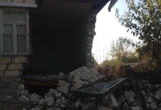 Quake destroys houses in Azerbaijan's Aghdam district (PHOTO)