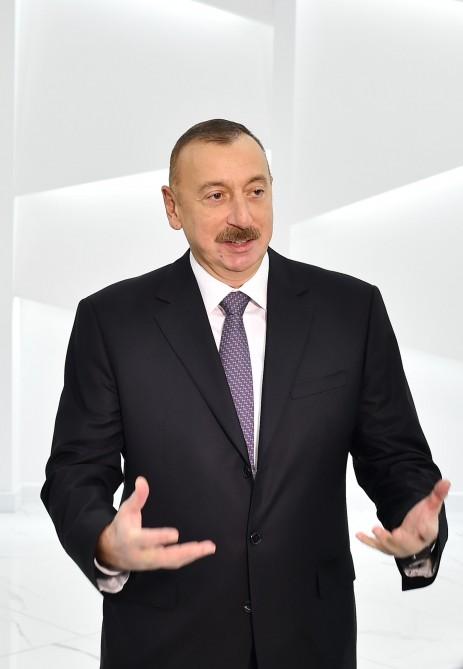Президент Азербайджана принял участие в открытии Абшеронского Олимпийского спортивного комплекса в Хырдалане (ФОТО)