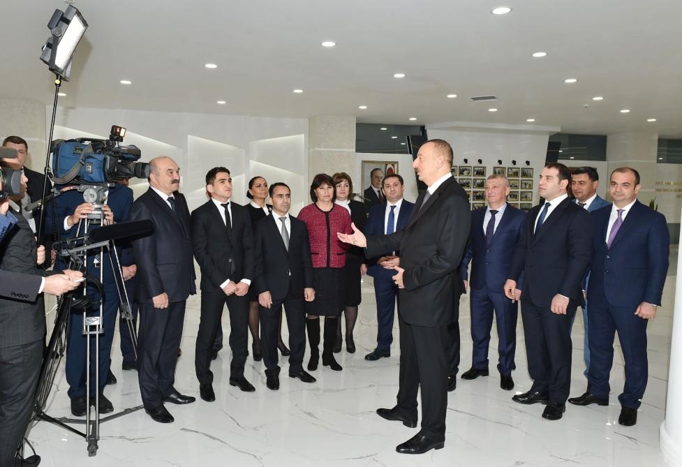 Azərbaycan Prezidenti Abşeron Olimpiya İdman Kompleksinin açılışında iştirak edib (FOTO) (YENİLƏNİB)