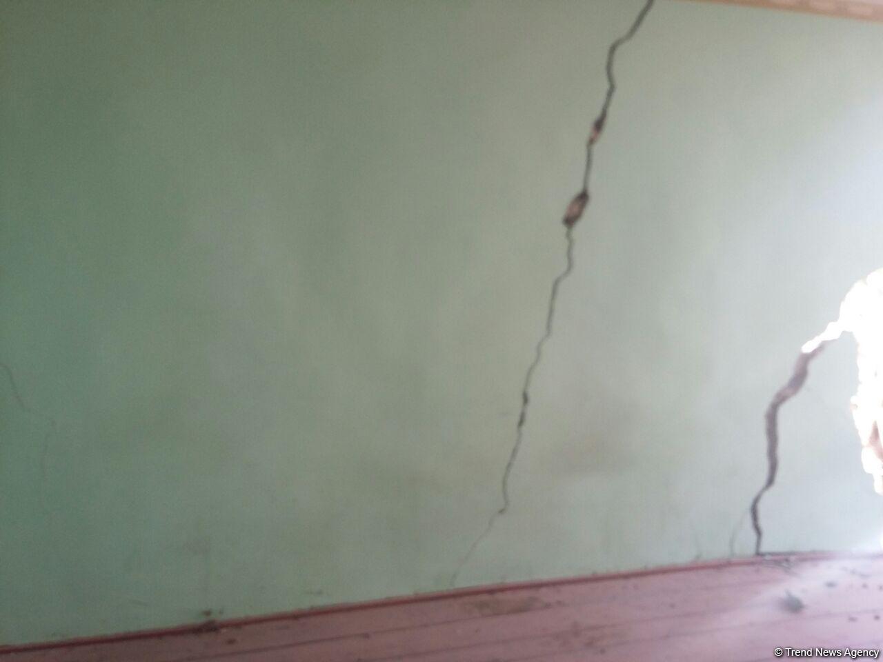 В Агдамском районе оценивается  ущерб, нанесенный землетрясением (ФОТО)