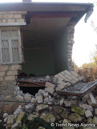 Quake destroys houses in Azerbaijan's Aghdam district (PHOTO)