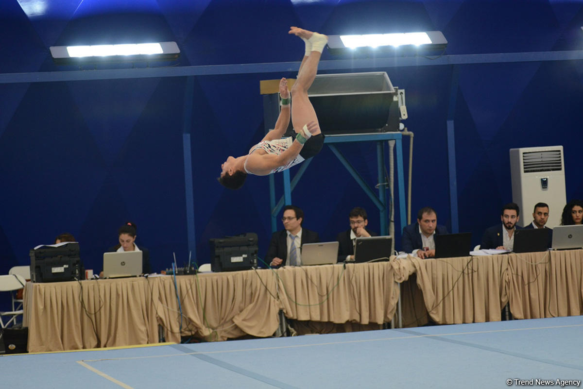 İdman və akrobatika gimnastikası üzrə Azərbaycan çempionatının ikinci günü başlayıb (FOTO)