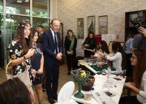 Heydar Aliyev Foundation VP Leyla Aliyeva attends opening of ecological problems exhibition (PHOTO)