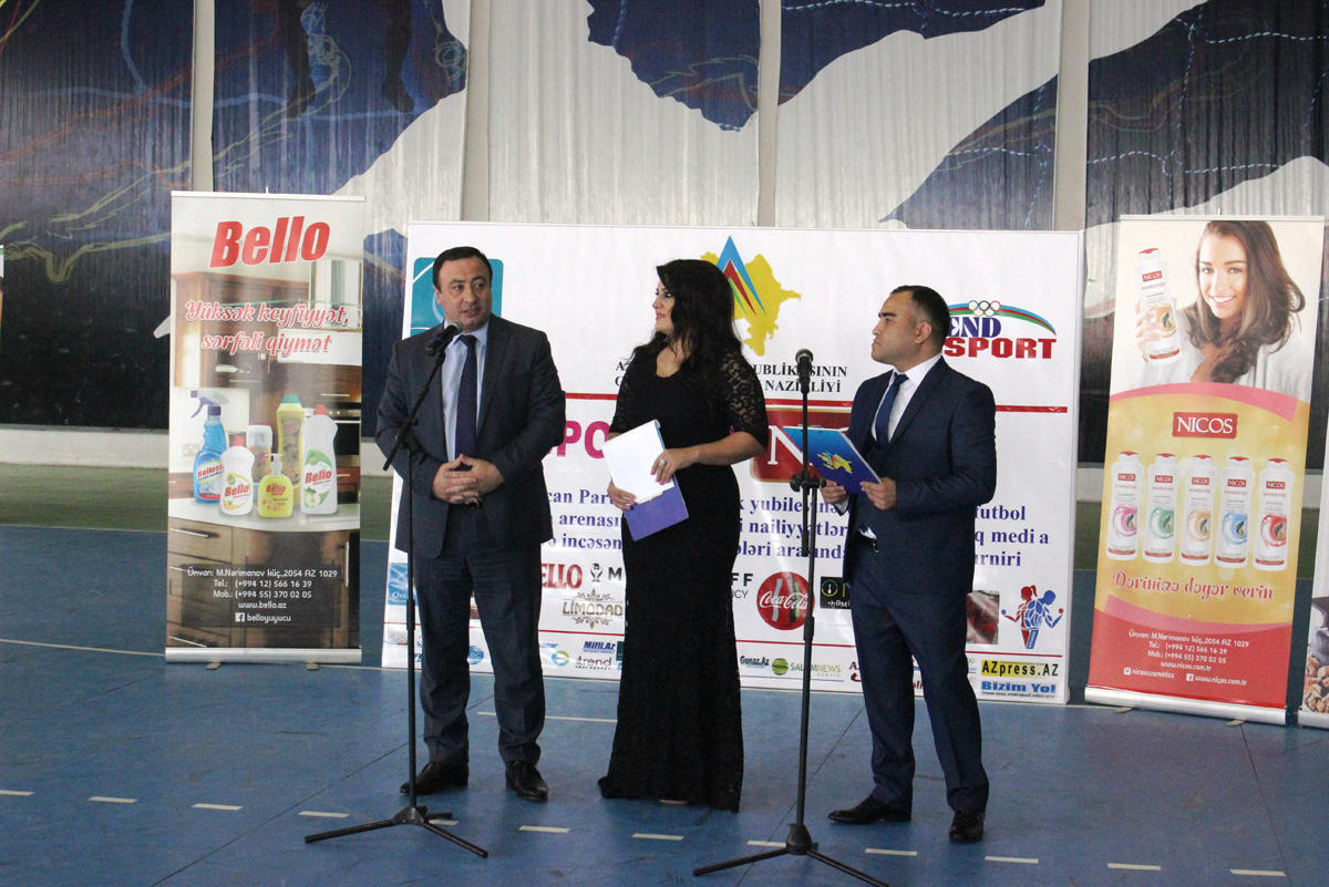 В Баку прошел турнир на Кубок Карабаха среди представителей СМИ и культуры (ВИДЕО)