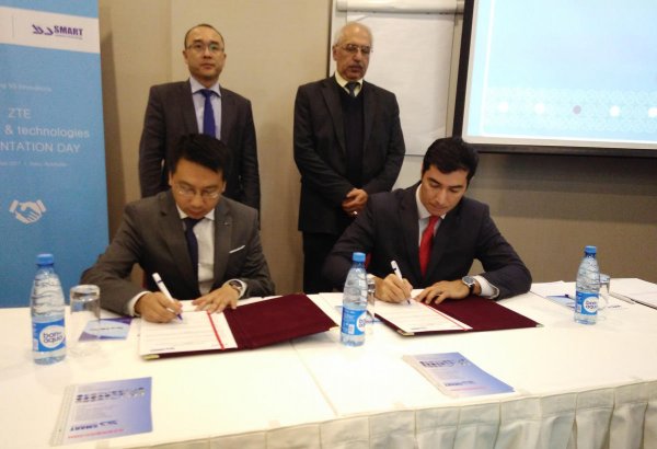 Азербайджанская Smart Systems Technology и китайская ZTE подписали соглашение о сотрудничестве (ФОТО)