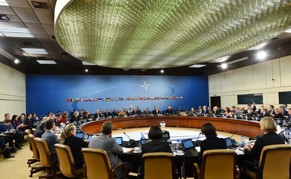 Azərbaycan Prezidenti NATO-nun Şimali Atlantika Şurasının iclasında iştirak edib (FOTO) (YENİLƏNİB)