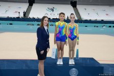 Rhythmic & aerobic gymnasts continue performances in Baku (PHOTO)