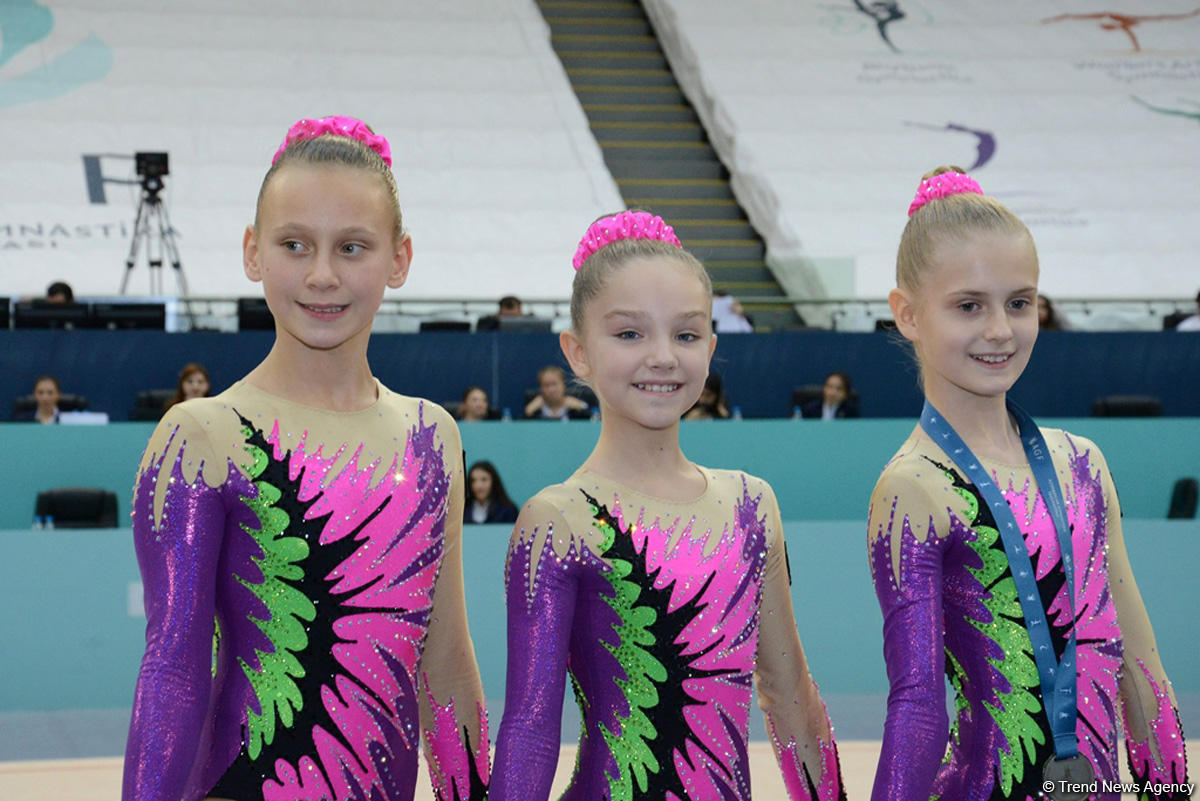 Rhythmic & aerobic gymnasts continue performances in Baku (PHOTO)