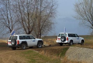 OSCE monitoring on line of contact of Azerbaijani, Armenian troops ends without incident