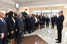 President Aliyev views new residential complex for IDPs in Tartar (PHOTO)