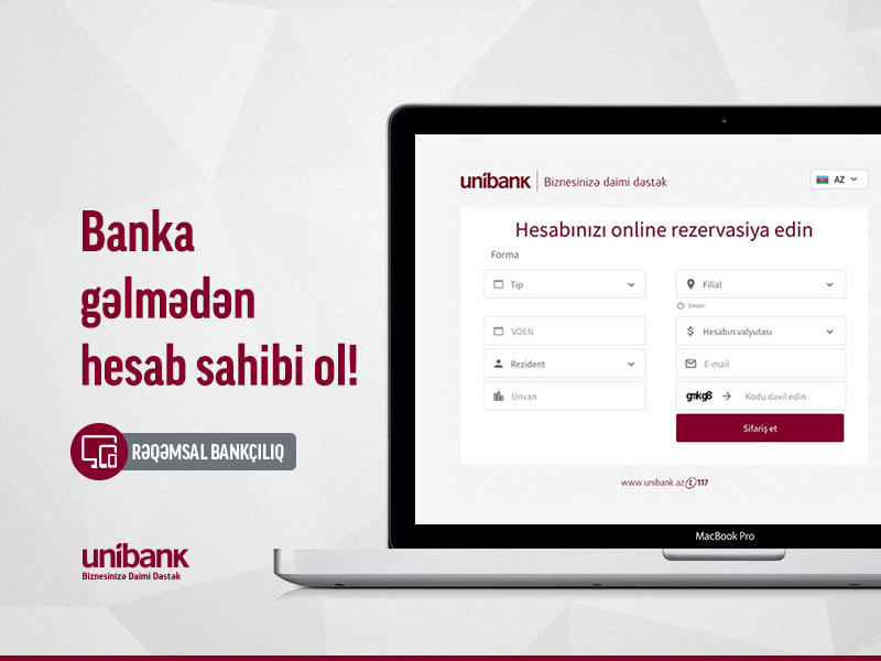 "Unibank" biznes sahibləri üçün yeni xidmət təklif edir