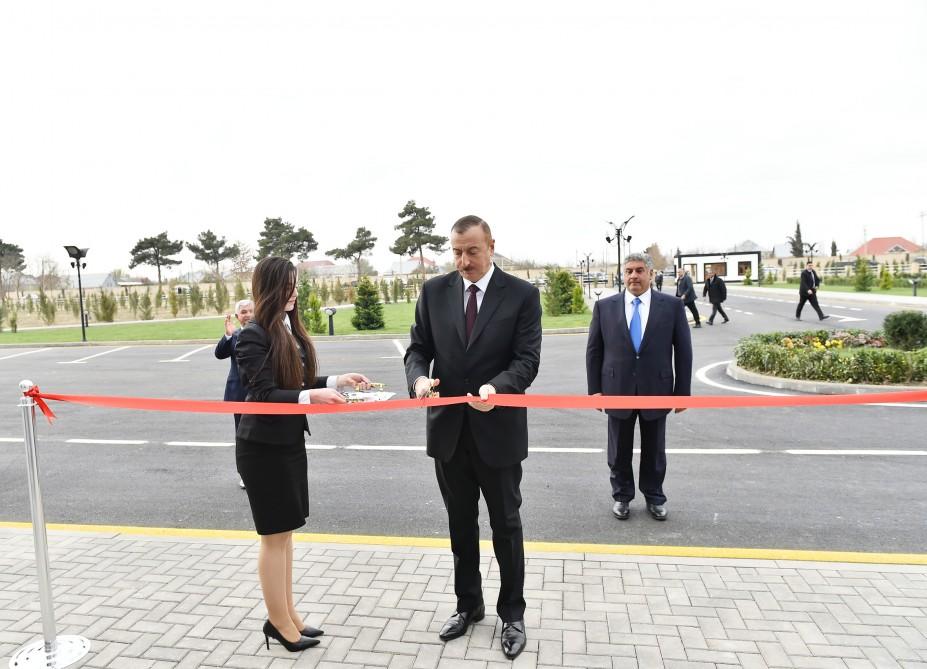 Президент Ильхам Алиев принял участие в открытии Агджабединского Олимпийского спортивного комплекса (ФОТО)
