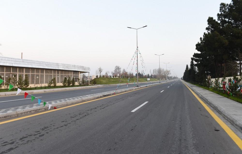 Prezident İlham Əliyev Tərtər-Seydimli-Qaradağlı-Sarov avtomobil yolunun açılışında iştirak edib (FOTO)