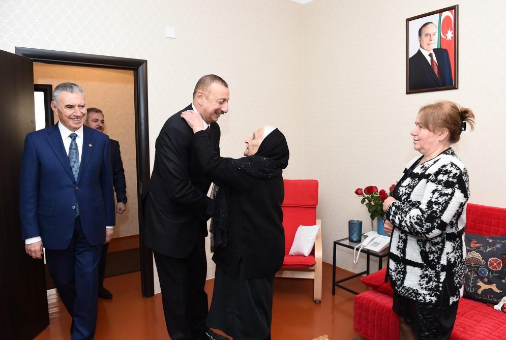 President Aliyev views new residential complex for IDPs in Tartar (PHOTO)