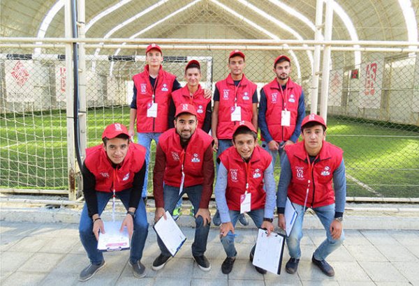Волонтеры AZFAR Business League по мини-футболу