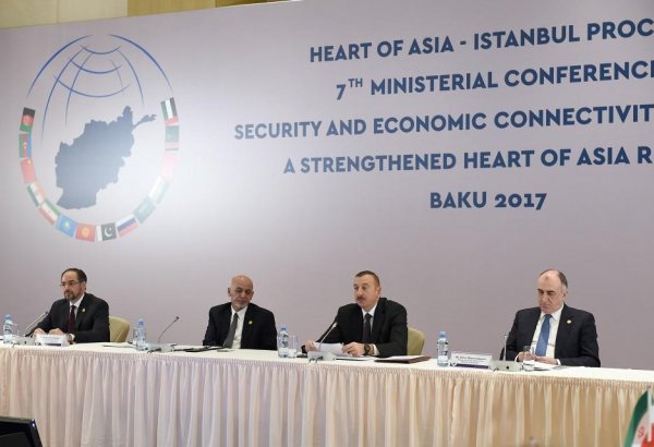 Azerbaycan Cumhurbaşkanı İlham Aliyev’in katılımı ile Asya’nın Kalbi-İstanbul Süreci Yedinci Bakanlar Konferansı başladı