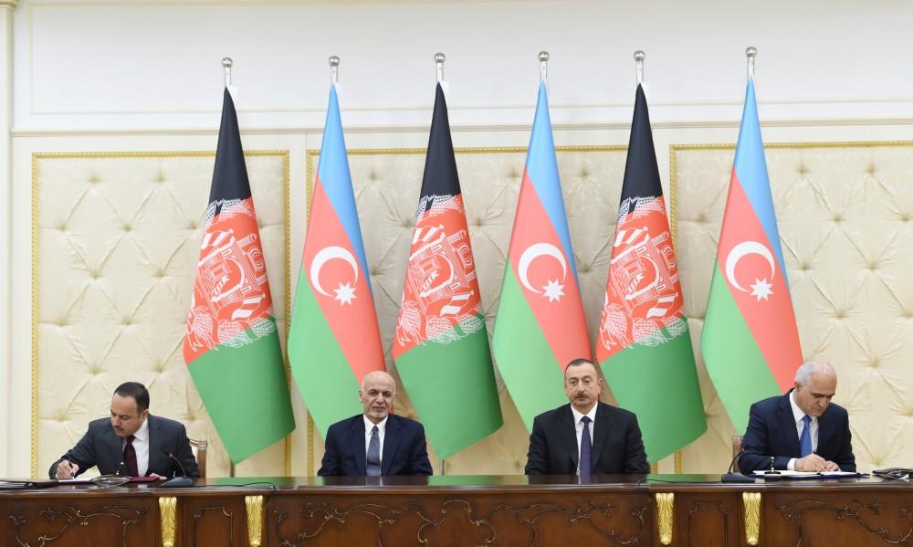 Azerbaijan, Afghanistan sign 5 documents (PHOTO)