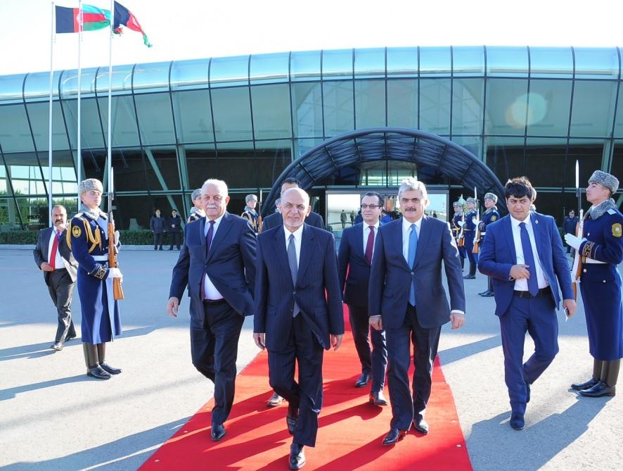 Завершился визит президента Афганистана в Азербайджан
