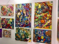 Красочная палитра и изящность форм: работы азербайджанских художников в Каннах (ФОТО)
