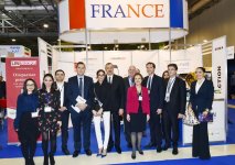 President Ilham Aliyev with spouse attend Bakutel 2017 exhibition (PHOTO)