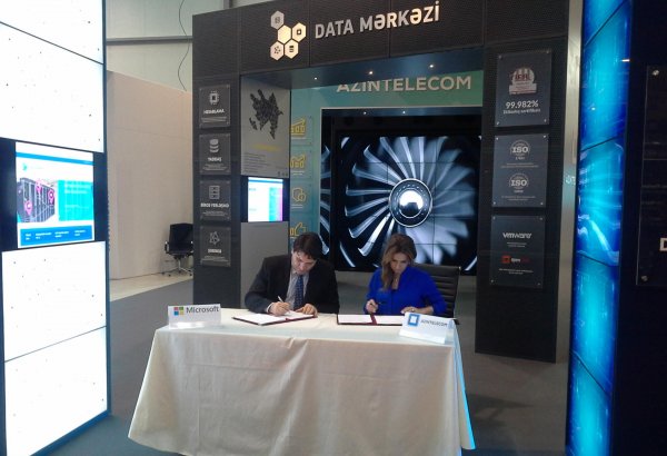 “AzInTelecom” ilə ”Microsoft Azərbaycan” arasında anlaşma memorandumu imzalanıb