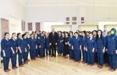 Президент Ильхам Алиев: В 2018  году в различных местах Азербайджана откроются еще десять ковровых фабрик (ФОТО)