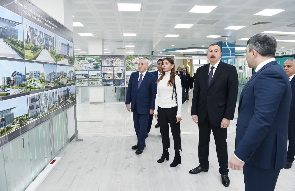 President Ilham Aliyev, First Lady Mehriban Aliyeva inaugurate 'ASAN heyat' in Guba (PHOTO)