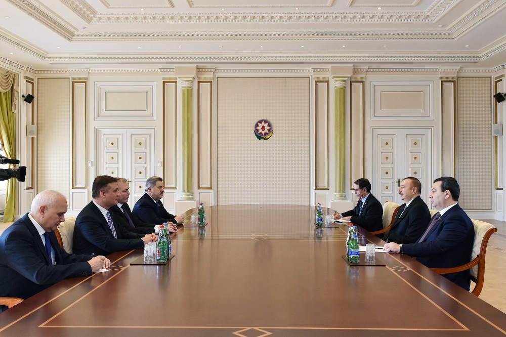 Президент Ильхам Алиев принял делегацию Госдумы РФ (ФОТО)