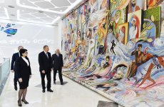Президент Ильхам Алиев ознакомился с условиями, созданными после капремонта во Дворце культуры “Кимьячи” в Сумгайыте (ФОТО)