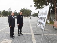 Президент Ильхам Алиев ознакомился с условиями, созданными после капремонта в парке Людвигсхафен в Сумгайыте (ФОТО)