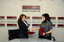 "Trend" və "Kazinform" arasında yeni əməkdaşlıq memorandumu imzalanıb (FOTO)